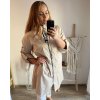 Bunda slabá s kapucí dámská nadrozměr (XL/2XL/3XL ONE SIZE) ITALSKÁ MÓDA IM4221307/DU (Velikost 2XL/3XL, Barva Černá)