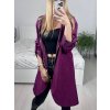 Bunda slabá s kapucí dámská nadrozměr (XL/2XL/3XL ONE SIZE) ITALSKÁ MÓDA IM4221307/DU (Velikost 2XL/3XL, Barva Černá)