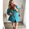 Bunda slabá s kapucí dámská nadrozměr (XL/2XL/3XL ONE SIZE) ITALSKÁ MÓDA IM4221307/DU (Velikost 2XL/3XL, Barva Černá)