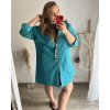 Bunda slabá s kapucí dámská nadrozměr (XL/2XL/3XL ONE SIZE) ITALSKÁ MÓDA IM4221307/DU (Velikost 2XL/3XL, Barva Černá)