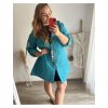 Bunda slabá s kapucí dámská nadrozměr (XL/2XL/3XL ONE SIZE) ITALSKÁ MÓDA IM4221307/DU (Velikost 2XL/3XL, Barva Černá)