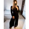 Overal dlouhý elegantní s páskem dlouhý rukáv dámský (S/M ONE SIZE) ITALSKÁ MÓDA IMWD232849/DU