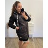 Vesta šusťáková s kapucí dámská (L/XL/2XL ONE SIZE) ITALSKÁ MODA IM423583/DU (Velikost XL/2XL, Barva Černá)