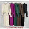 Šaty se svetrem úpletové elegantní na ramínka dámské (S/M ONE SIZE) MB2123D3327/DUR