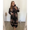 Šaty košilové dlouhý rukáv dámské nadrozměr (2XL/3XLONE SIZE) ITALSKÁ MÓDA IMWEC23MUZA/DU