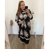 Šaty košilové dlouhý rukáv dámské nadrozměr (2XL/3XLONE SIZE) ITALSKÁ MÓDA IMWEC23MUZA/DU