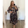 Šaty dlouhé šifonové dlouhý rukáv dámské nadrozměr (2XL3XL/4XL ONE SIZE) ITALSKÁ MÓDA IMWEC23IRINA/DU