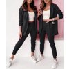 Souprava elegantní sako a kalhoty dámská (S/M ONE SIZE) ITALSKÁ MÓDA IMD23354/DU