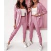 Souprava elegantní sako a kalhoty dámská (S/M ONE SIZE) ITALSKÁ MÓDA IMD23354/DU
