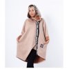 Mikina oversize dlouhý rukáv dámský (S/M ONE SIZE) ITALSKÁ MÓDA IMPLI2330872/DUR (Velikost S/M/L, Barva Černá)