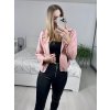 Bunda ekokoženková dlouhý rukáv dámská (S/M ONE SIZE) ITALSKÁ MÓDA IMD23709/DU (Velikost S/M/L, Barva Černá)