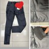 Legíny dlouhé koženkové zateplené dámské (S/M-M/L) ITALSKÁ MÓDA IMWAA233876/DU