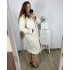 Kabát na knoflíky  dámský (L/XL ONE SIZE) ITALSKá MóDA IM323AMANDA/DU (Velikost L/XL, Barva Černá)