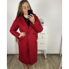 Kabát na knoflíky  dámský (L/XL ONE SIZE) ITALSKá MóDA IM323AMANDA/DU (Velikost L/XL, Barva Černá)