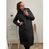 Vesta dlouhá s kapucí bez rukávů dámská (L/XL ONE SIZE) ITALSKÁ MÓDA IMD23711/DU (Velikost L/XL, Barva béžová)