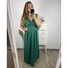 Šaty elegantní společenské dlouhé na ramínka dámské (L/XL ONE SIZE) ITALSKÁ MÓDA IM323VENEZIA/DUR (Velikost L/XL, Barva béžová)