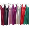 Šaty elegantní společenské dlouhé na ramínka dámské (L/XL ONE SIZE) ITALSKÁ MÓDA IM323VENEZIA/DUR (Velikost L/XL, Barva béžová)