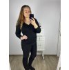 Svetr na knoflíky dlouhý rukáv dámský (M/L ONE SIZE) ITALSKá MODA IM723EVELIN/DU (Velikost M/L, Barva zelená smaragdová)