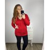Svetr na knoflíky dlouhý rukáv dámský (XL/2XL ONE SIZE) ITALSKá MODA IM723EVELINA/DU (Velikost XL/2XL, Barva zelená)
