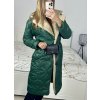 Kabát zimní s beránkem dlouhý rukáv dámský (S/M ONE SIZE) ITALSKÁ MÓDA IMWK233942/DU (Velikost S/M/L, Barva béžová)