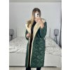 Kabát zimní s beránkem dlouhý rukáv dámský (S/M ONE SIZE) ITALSKÁ MÓDA IMWK233942/DU (Velikost S/M/L, Barva béžová)