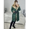 Kabát zimní s beránkem dlouhý rukáv dámský (S/M ONE SIZE) ITALSKÁ MÓDA IMWK233942/DU (Velikost S/M/L, Barva béžová)