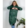 Bunda dlouhá s kapucí dámská nadrozměr (2XL/3XL ONE SIZE) ITALSKÁ MÓDA IM423WHITNEY/DUR (Velikost 2XL/3XL, Barva Černá)