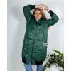 Bunda dlouhá s kapucí dámská nadrozměr (2XL/3XL ONE SIZE) ITALSKÁ MÓDA IM423WHITNEY/DUR (Velikost 2XL/3XL, Barva Černá)