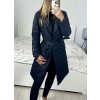 Kabát prošívaný dlouhý rukáv dámský (S/M ONE SIZE) ITALSKÁ MÓDA IMWAA233775/DU (Velikost S/M/L, Barva béžová)