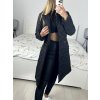 Kabát prošívaný dlouhý rukáv dámský (S/M ONE SIZE) ITALSKÁ MÓDA IMWAA233775/DU (Velikost S/M/L, Barva béžová)