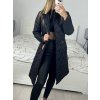 Kabát prošívaný dlouhý rukáv dámský (S/M ONE SIZE) ITALSKÁ MÓDA IMWAA233775/DU (Velikost S/M/L, Barva béžová)