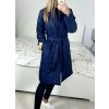Kabát prošívaný dlouhý rukáv dámský (S/M ONE SIZE) ITALSKÁ MÓDA IMWAA233775/DU (Velikost S/M/L, Barva béžová)