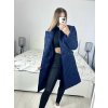 Kabát prošívaný dlouhý rukáv dámský (S/M ONE SIZE) ITALSKÁ MÓDA IMWAA233775/DU (Velikost S/M/L, Barva béžová)