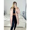 Kabát prošívaný dlouhý rukáv dámský (S/M ONE SIZE) ITALSKÁ MÓDA IMWAA233775/DU (Velikost S/M/L, Barva béžová)