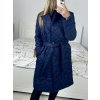 Kabát prošívaný dlouhý rukáv dámský (S/M ONE SIZE) ITALSKÁ MÓDA IMWAA233775/DU (Velikost S/M/L, Barva béžová)