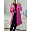 Kabát prošívaný dlouhý rukáv dámský (S/M ONE SIZE) ITALSKÁ MÓDA IMWAA233775/DU (Velikost S/M/L, Barva béžová)