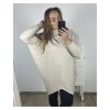 Svetr prodloužený s rolákem dlouhý rukáv dámský (4XL/5XL ONE SIZE) ITALSKÁ MÓDA IMS23RIMINI/DU