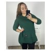 Mikina oversize teplá s kapucí dlouhý rukáv dámská nadrozměr (3XL/4XL ONE SIZE) ITALSKÁ MÓDA IM423TEDDY/DU