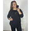 Tunika  dlouhý rukáv dámská nadrozměr (3XL/4XL/5XL ONE SIZE) ITALSKá MóDA IM423550/DR