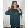 Tunika  dlouhý rukáv dámská nadrozměr (3XL/4XL/5XL ONE SIZE) ITALSKá MóDA IM423550/DR