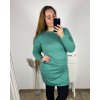 Šaty svetrové dlouhý rukáv dámské nadrozměr (XL/2XL/3XL ONE SIZE) ITALSKÁ MÓDA IM423ANTONIE/DU