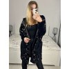 Kabát alpaka s kapucí dlouhý rukáv dámský (S/M/L ONE SIZE) ITALSKÁ MÓDA IMWAK233906/DU