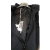 Bunda podzimní s kapucí dlouhý rukáv dámská (S-2XL) ITALSKÁ MÓDA IMWB23B8098/DU (Velikost S, Barva tmavě modrá)