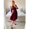 Šaty elegantní dlouhý rukáv dámská (S/M ONE SIZE) ITALSKÁ MÓDA IMM23M6062/DU (Velikost S/M/L, Barva béžová)