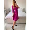 Šaty elegantní dlouhý rukáv dámská (S/M ONE SIZE) ITALSKÁ MÓDA IMM23M6062/DU (Velikost S/M/L, Barva béžová)