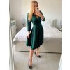 Šaty elegantní dlouhý rukáv dámská (S/M ONE SIZE) ITALSKÁ MÓDA IMM23M6062/DU (Velikost S/M/L, Barva béžová)