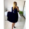 Šaty elegantní dlouhý rukáv dámská (S/M ONE SIZE) ITALSKÁ MÓDA IMM23M6062/DU (Velikost S/M/L, Barva béžová)