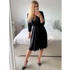 Šaty elegantní dlouhý rukáv dámská (S/M ONE SIZE) ITALSKÁ MÓDA IMM23M6062/DU (Velikost S/M/L, Barva béžová)