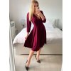 Šaty elegantní dlouhý rukáv dámská (S/M ONE SIZE) ITALSKÁ MÓDA IMM23M6062/DU (Velikost S/M/L, Barva béžová)
