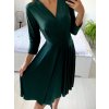 Šaty elegantní dlouhý rukáv dámská (S/M ONE SIZE) ITALSKÁ MÓDA IMM23M6062/DU (Velikost S/M/L, Barva béžová)